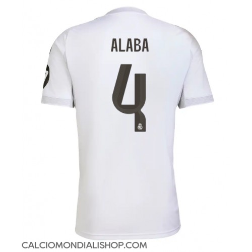 Maglie da calcio Real Madrid David Alaba #4 Prima Maglia 2025-26 Manica Corta